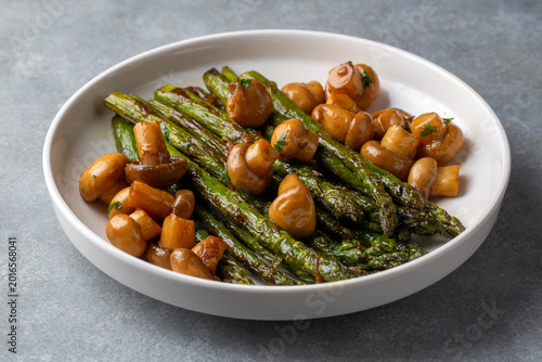 Roasted Green Asparagus and...