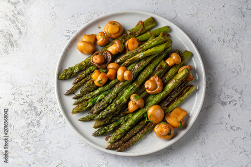Roasted Green Asparagus and...