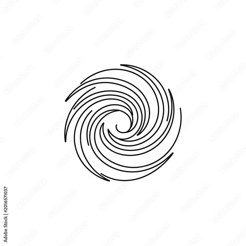 Fototapeta premium Abstract Swirling Vortex Pattern Graphic Design.