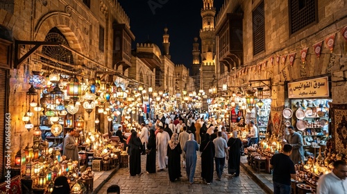 people walking in the street