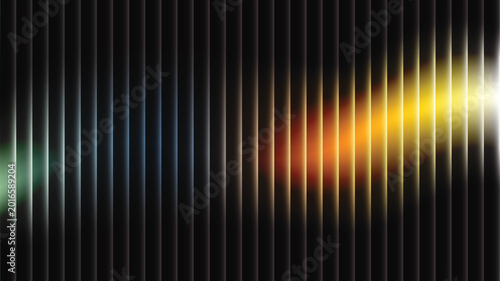 Slika na platnu Vibrant colorful light spectrum gradient.