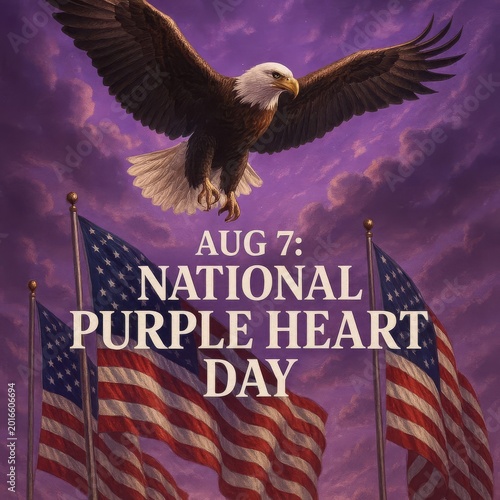 National Purple Heart Day Patriotic