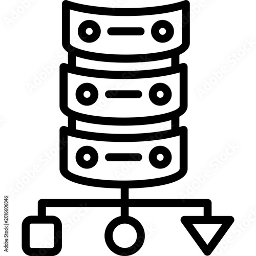 Data Pipeline Icon