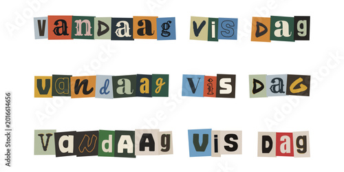 Billede på lærred Vandaag vis dag