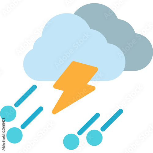 Fotografie Storm Cell Icon