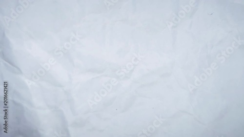 Seamless Crumpled Paper Texture Loop Background Organic White Paper Motion