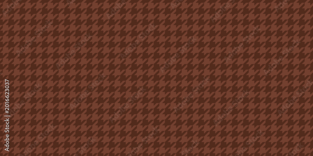 Fototapeta premium Subtle terracotta houndstooth pattern, perfect for backgrounds, textures, or fashion designs. This classic textile design offers a sophisticated and timeless aesthetic.