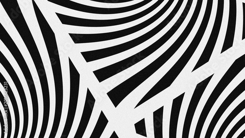 Obraz na płótnie Op art design ,Abstract Black and White Optical Illusion Background with Twisted