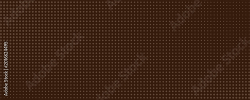 Vertical abstract seamless pattern with brown polka dots on dark brown background. brown dots on dark brown background. background pattern coffee