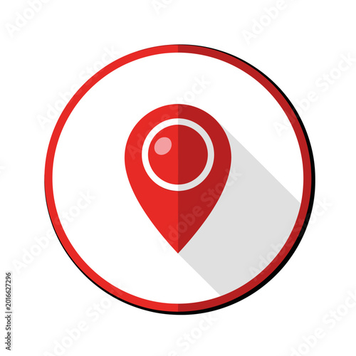 Red Location Pin Icon. Free Download Red Location Pin Icon. - GFXLoad