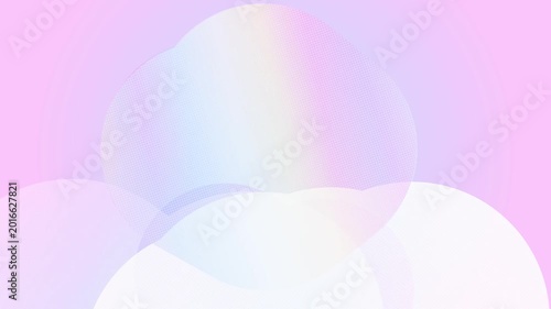 Pastel gradient abstract translucent shapes seamless loop background