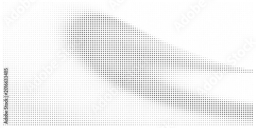 Foto Monochrome halftone pattern with irregular formations black and white halftone m