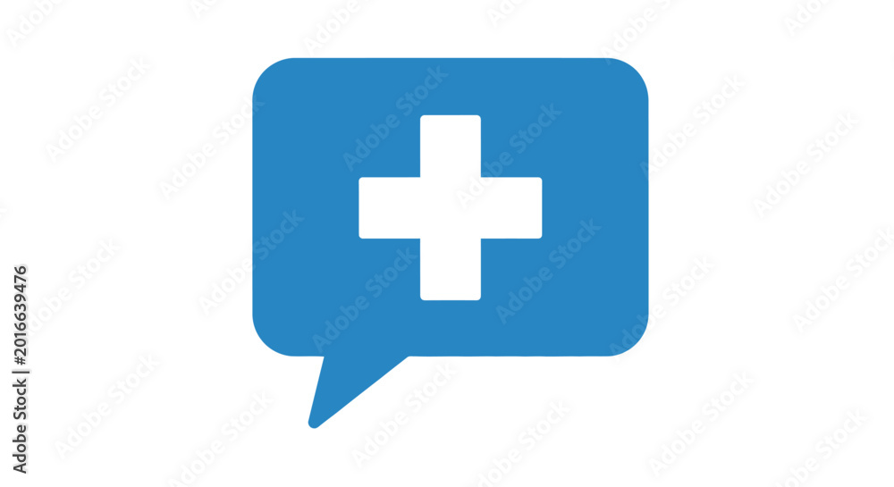 Fototapeta premium Medical Cross Symbol Icon.