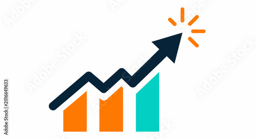 Growing Graph Chart with Arrow.