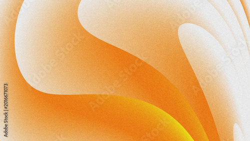 Konstfotografi Soft abstract gradient background with grainy texture in warm neon orange, lemon yellow, and white tones