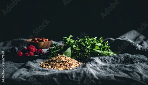 Healthy Ingredients for a Delicious Meal Preparation.