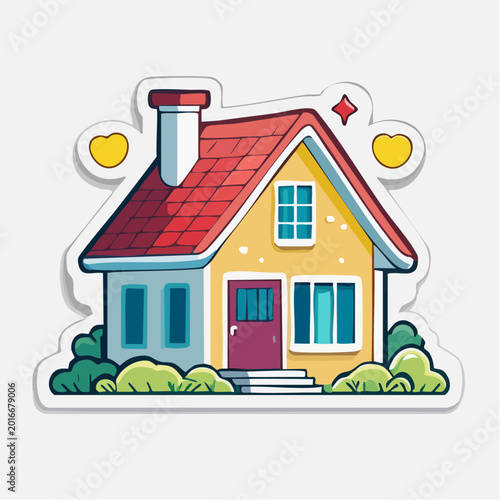 Cartoon House Illustration