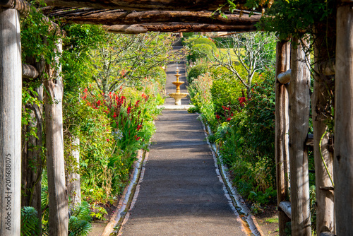 Cuadro en lienzo Government Gardens in Port Arthur Convict Site - Tasmania