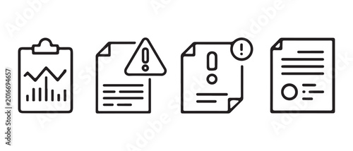 Foto Business document icons