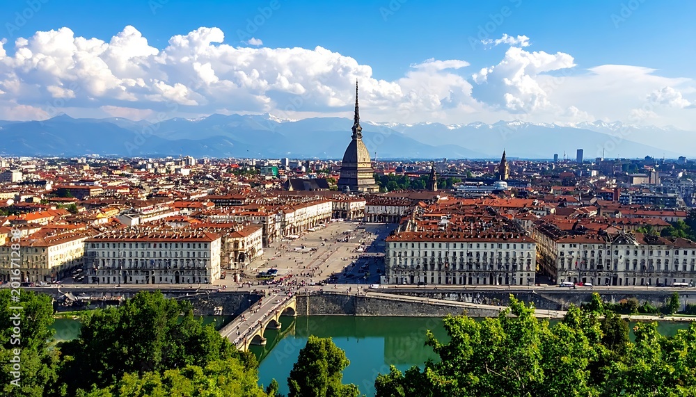 Obraz premium Bordeaux cityscape with river Garonne.