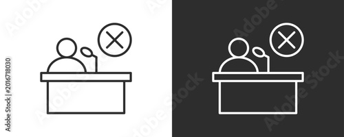 Valokuva Incite Icon Set Vector Collection Isolated In Black And White