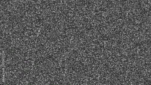 Abstract visual noise interference background featuring flickering grainy patterns.