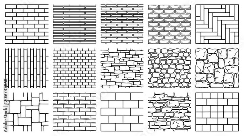Brick and Stone Wall Patterns