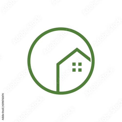 Property and construction logo vector flat design