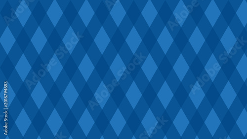 Blue argyle pattern background texture.