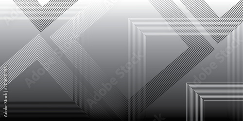 Slika na platnu Abstract slash square thin diagonal fabric parallel stripe line background