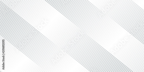 Φωτογραφία Minimal thin curve black and white gradient stripe diagonal line smooth dynamic tech transparent fabric pattern design