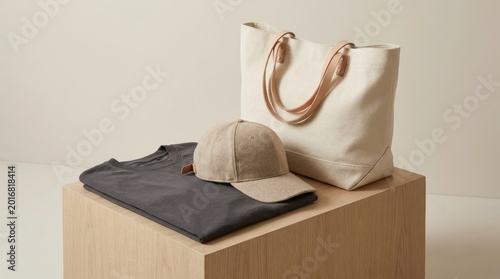 Minimal Clothing Branding Scene