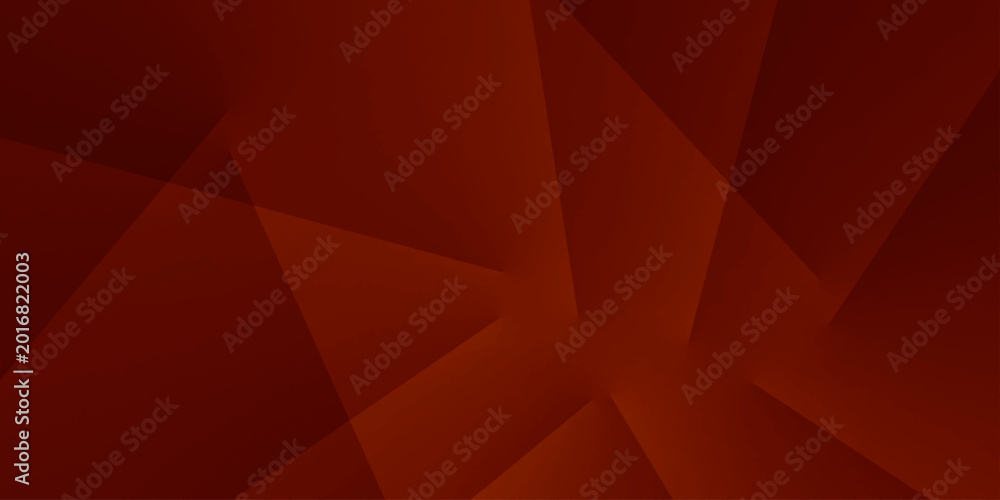 Fotografie Abstract red gradient triangle overlap technology tech grid triangle business