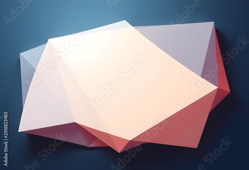 blank business card on white