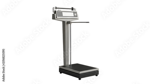 Professional Medical Scale for Accurate Weight and Height Measurement in Healthcare Settings.