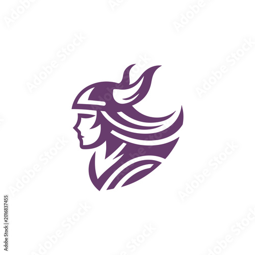 Fotografie Viking Girl Logo