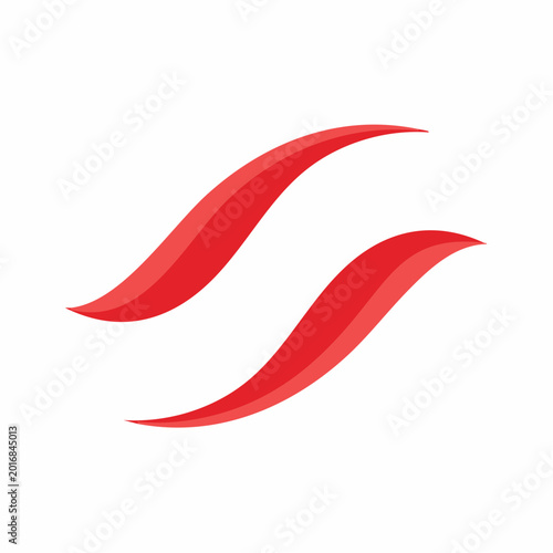 Free Download Abstract Red Swirls on White Background - GFXLoad