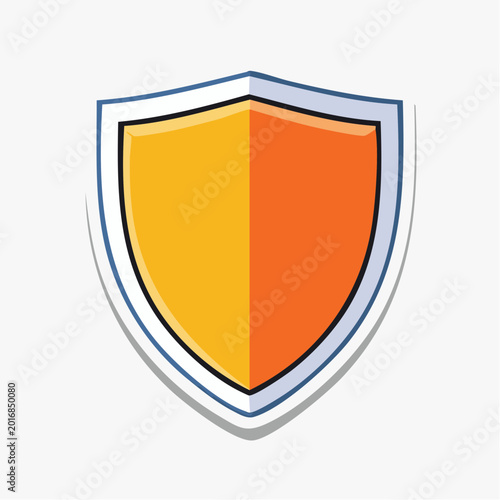 Free Download Stylized Shield Icon - GFXLoad