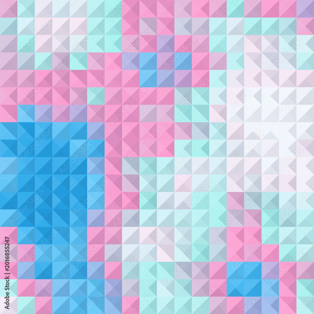 Obraz premium Low Poly Geometric Texture in Gradient Tones