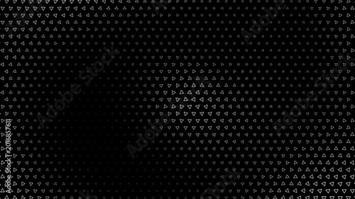 Animated abstract background featuring flowing triangle particles, geometric wave motion, and futuristic depth. Ideal for motion graphics, technology visuals, digital displays, presentations.
