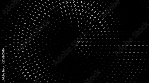 Animated abstract dot wave background featuring flowing particle motion, futuristic depth, and seamless geometric patterns. Ideal for motion graphics, technology visuals, presentations