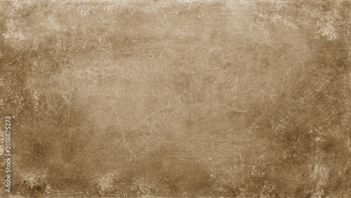 Foto Brown scratched and worn textured surface with a vintage look and feel seamless