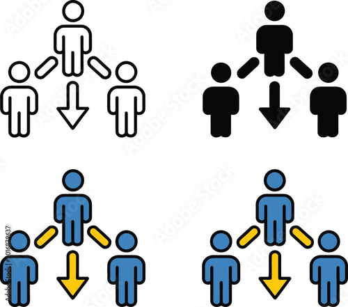 Foto Reposition icon collection of various styles for design branding print and digital media representing movement adjustment alignment transformation and layout restructuring concepts