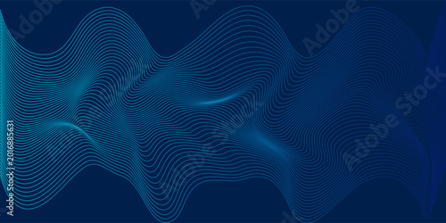 Tableau sur toile Digital technology speed connect blue green background, cyber nano information,