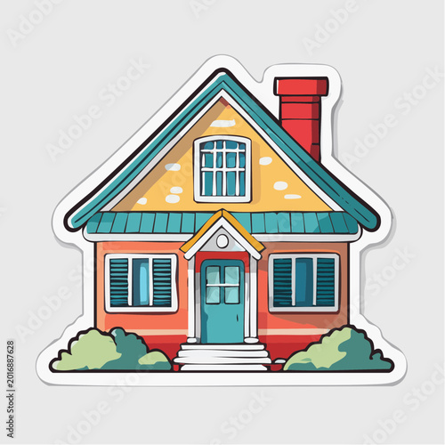 Cartoon House Illustration