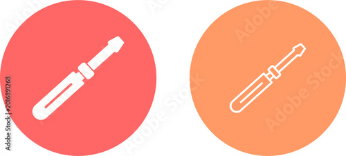 Fotografie Screwdriver Vector Icon