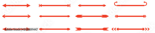 Photos Curved double ended arrow set semicircular direction symbols vector collection