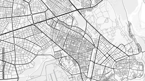 Obraz na płótnie Diyarbakır City Map