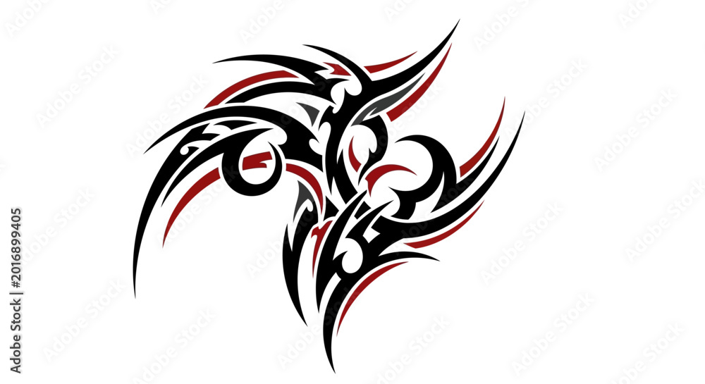 Fototapeta premium Tribal Tattoo Design Art.