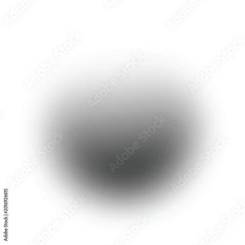 Photography Soft gradient sphere with dark center on white background